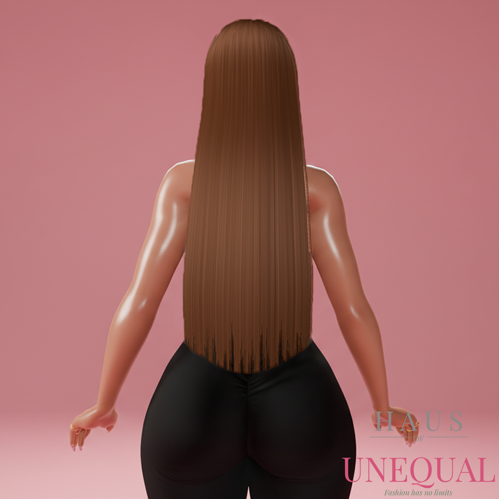IMVU | Texture Capelli Lisci Naturali - Castano Medio | Variante Singola