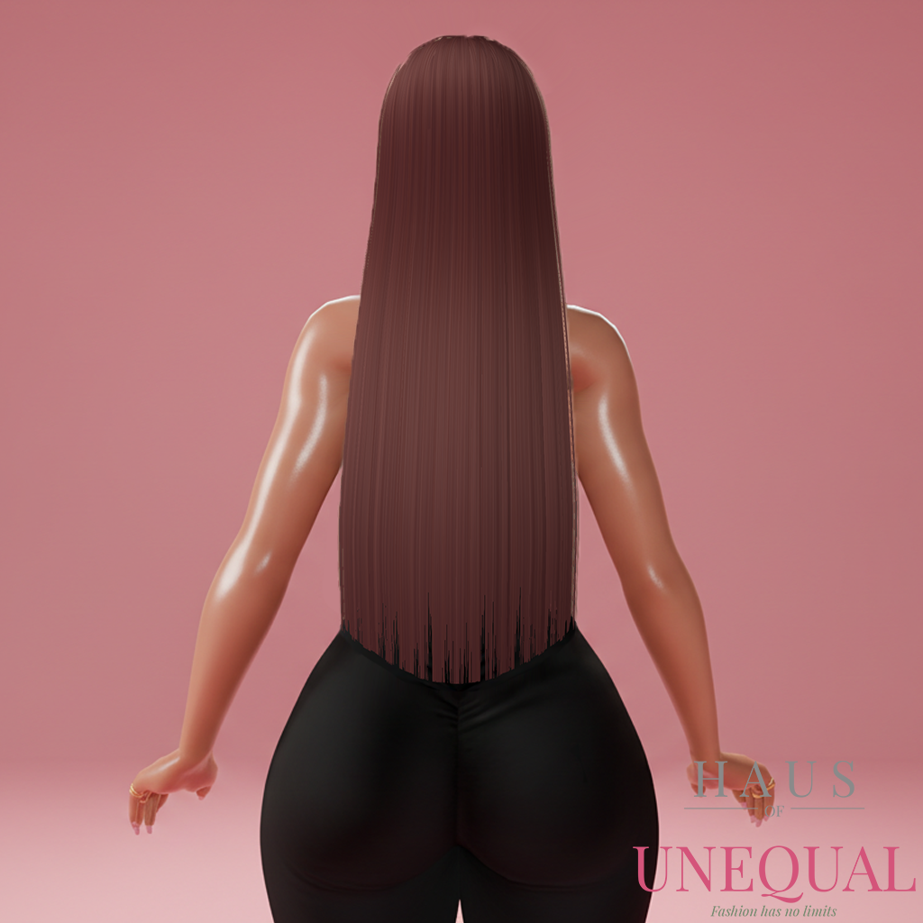 IMVU | Pacchetto Capelli Lisci Naturali - Collezione Scura | 4 Varianti di Texture