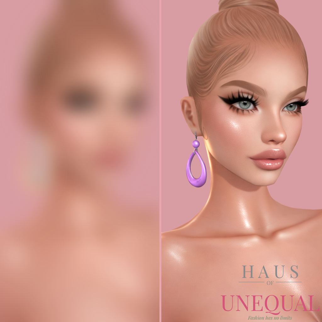 IMVU | Orecchini Iso | Viola