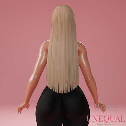 IMVU | Pacchetto Capelli Lisci Naturali - Collezione Completa | 8 Varianti di Texture