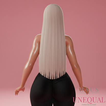 IMVU | Pacchetto Capelli Lisci Naturali - Collezione Completa | 8 Varianti di Texture