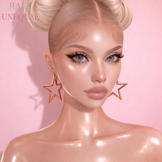 IMVU | Star Earrings | Copper