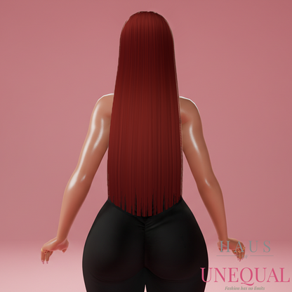 IMVU | Pacchetto Capelli Lisci Naturali - Collezione Completa | 8 Varianti di Texture