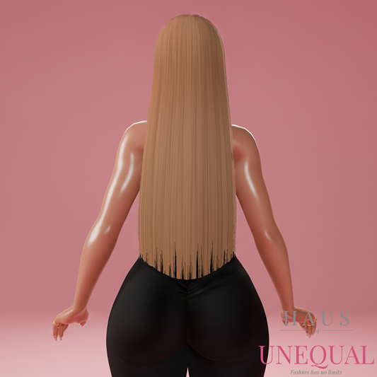 IMVU | Natural Straight Hair Texture - Strawberry Blonde | Single Variant